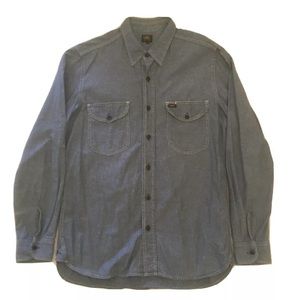 LEE DENIM BUTTON-DOWN SHIRT